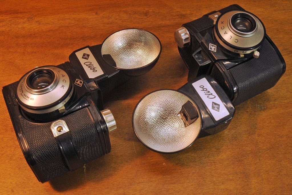 Agfa Clack 3 stuks, Ophalen of Verzenden, Gebruikt, Compact, Overige Merken