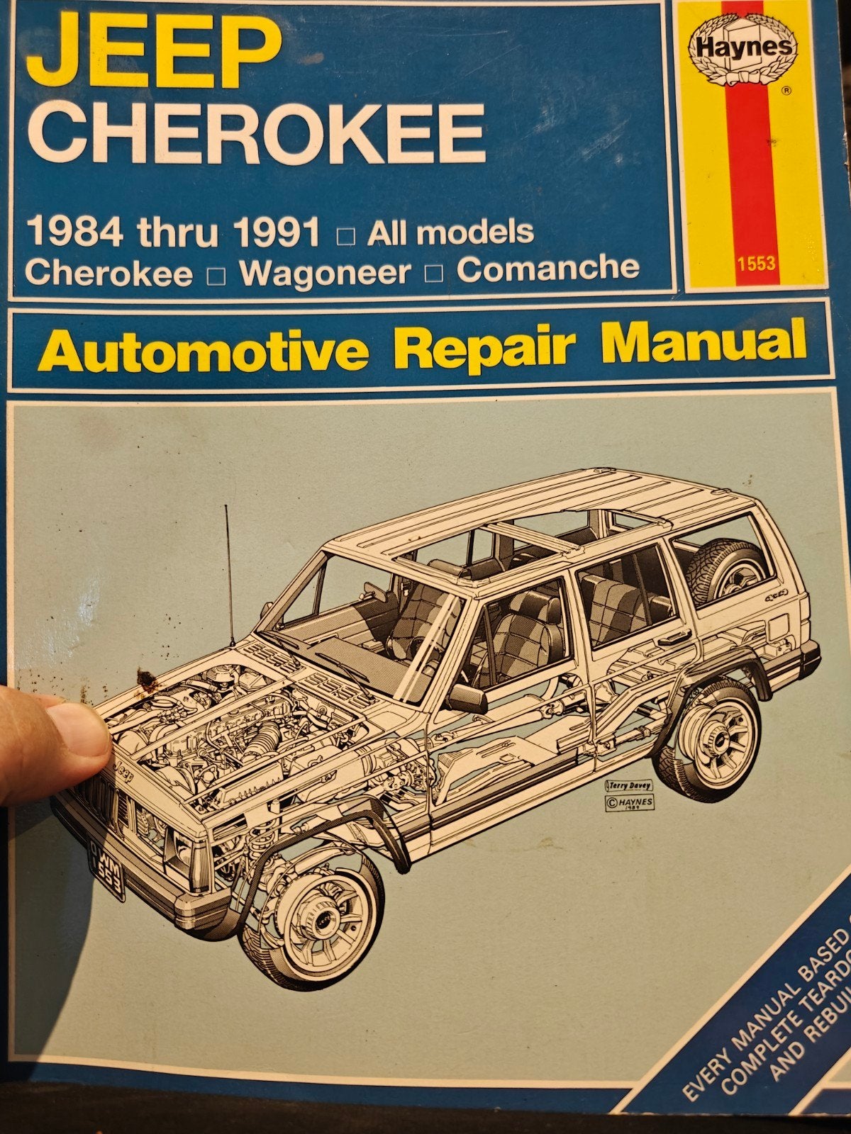 Haynes werkplaatshandboek Jeep Cherokee 1984-1991, Ophalen of Verzenden