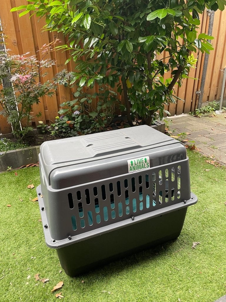 Petmate kennel, Reisbench voor honden, Dieren en Toebehoren, Ophalen of Verzenden, Zo goed als nieuw