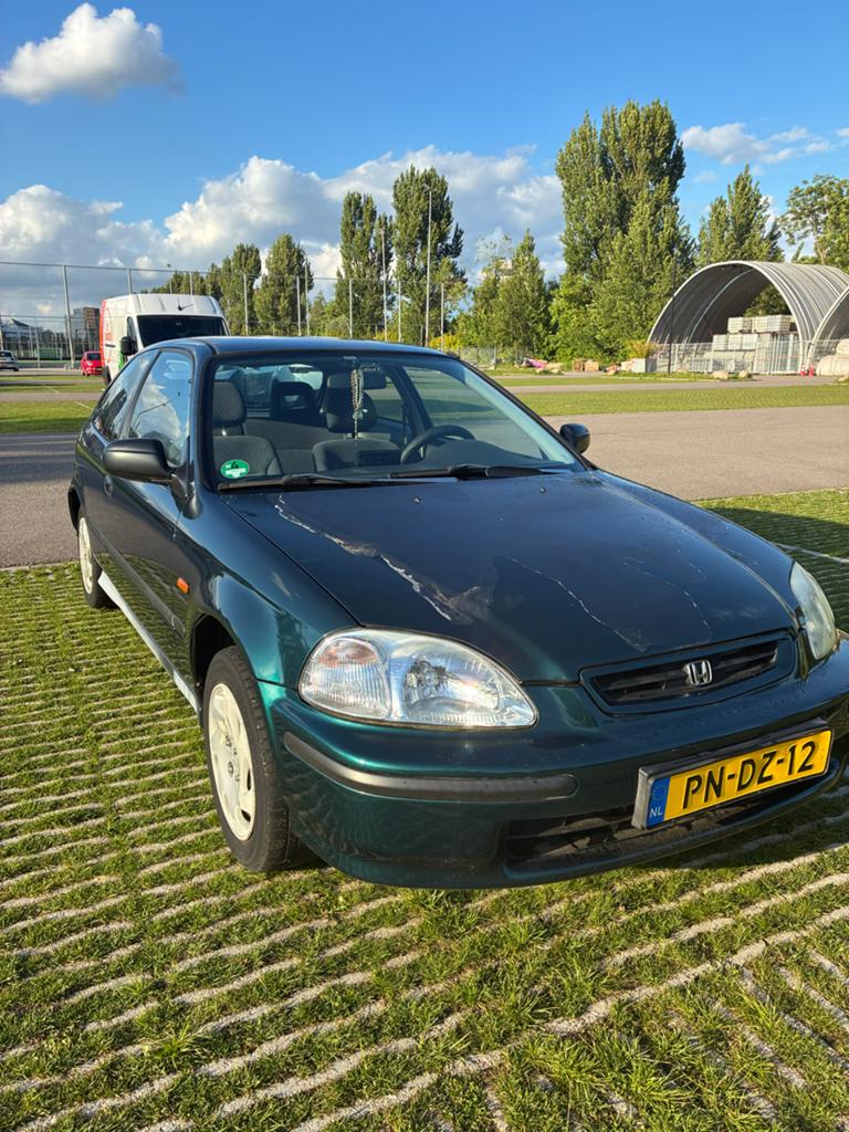 Honda Civic 1.5 I LS Vtec-e 1996 Groen, Auto's, Honda, Particulier, Civic, Benzine, Hatchback, Handgeschakeld, Origineel Nederlands