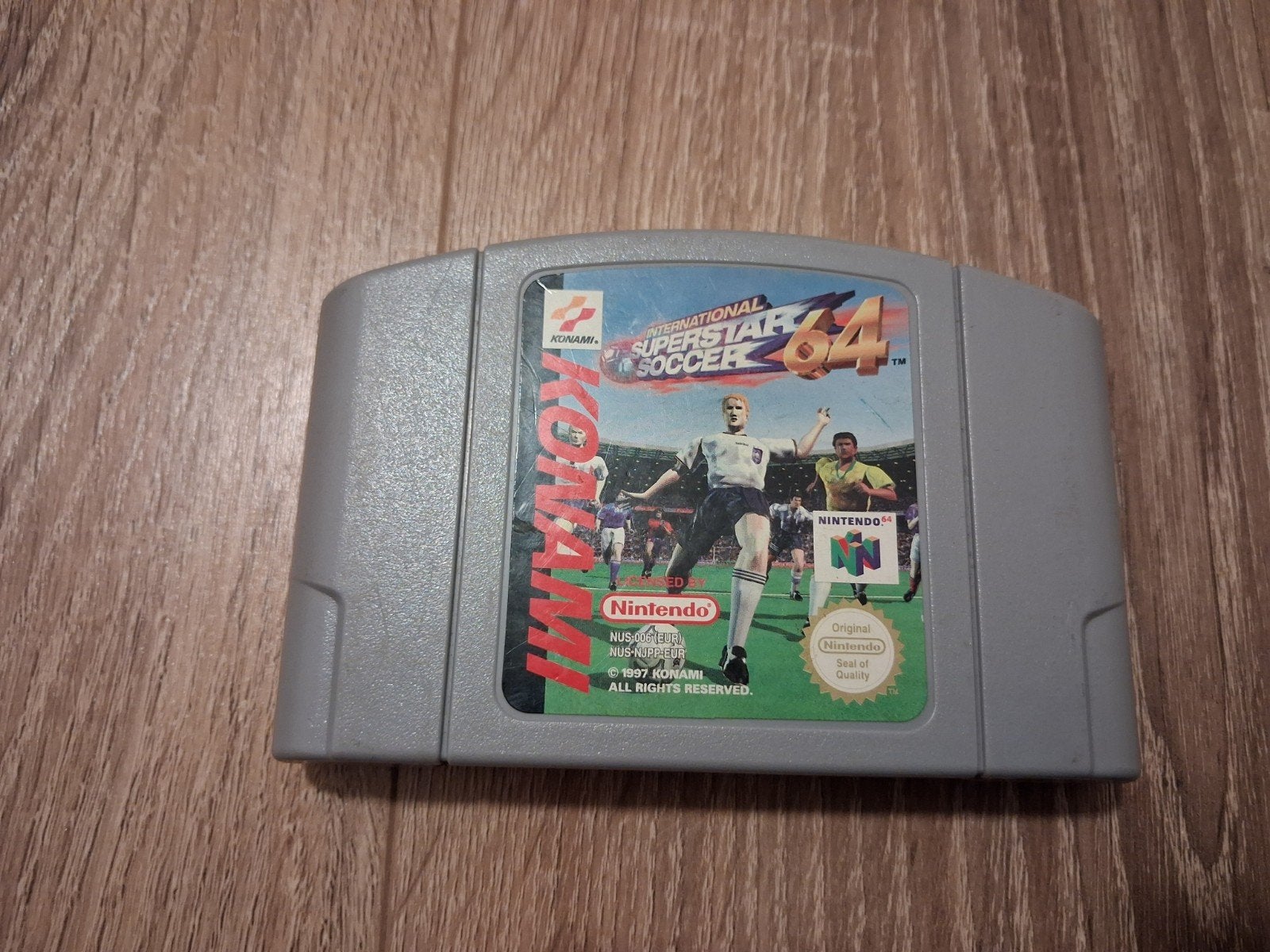 International Superstar Soccer 64 N64, Spelcomputers en Games, Games | Nintendo 64, Gebruikt, 2 spelers, Eén computer, Ophalen of Verzenden