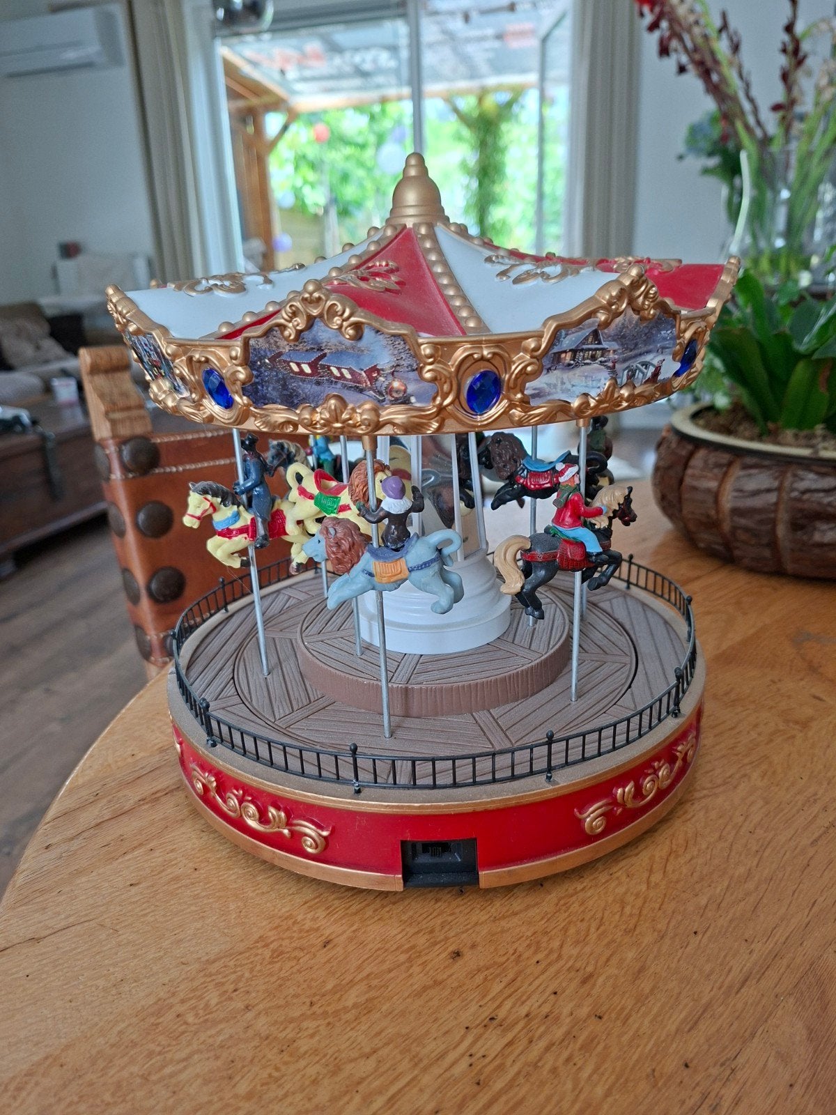 Muzikale Carrousel met Paarden, Ophalen of Verzenden, Zo goed als nieuw