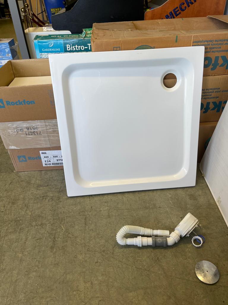 Douchebak 90x90cm met afvoer - Lichte beschadiging, Ophalen, Zo goed als nieuw, Douche