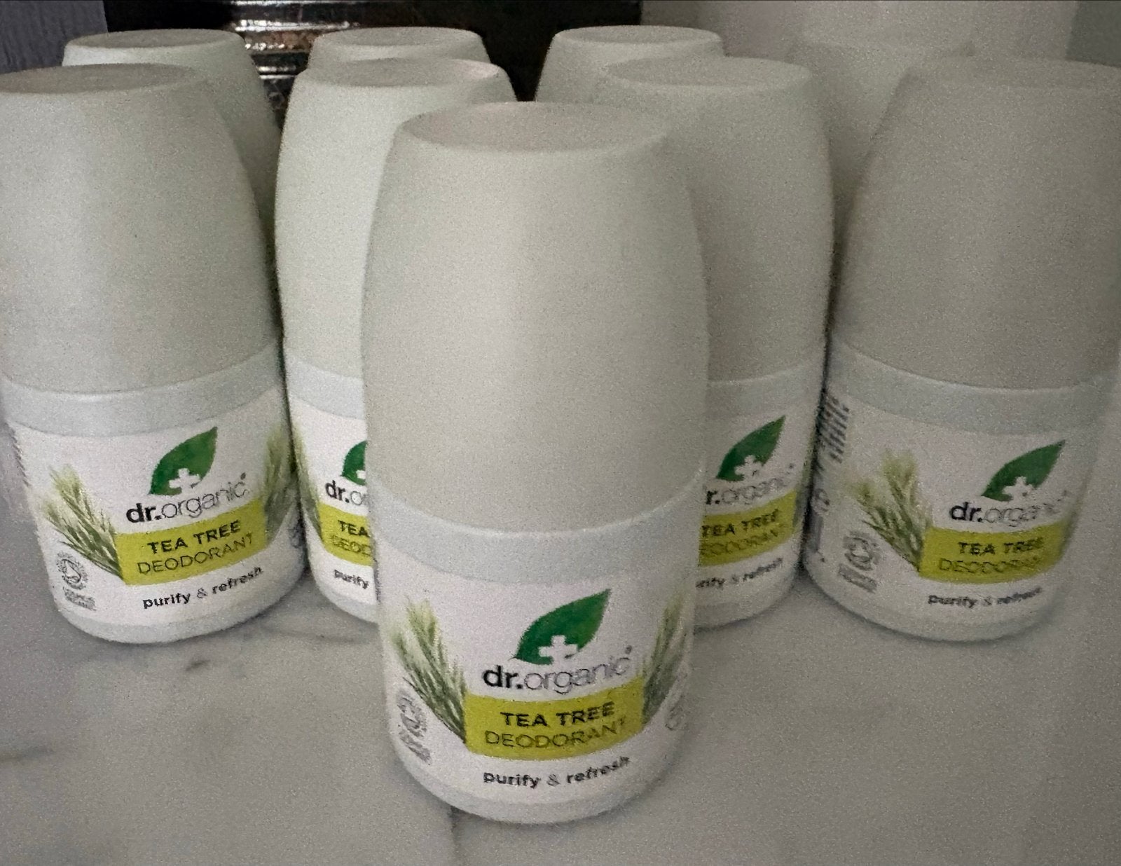 Dr. Organic Tea Tree Deodorant - 9 stuks (nieuw), Sieraden, Tassen en Uiterlijk, Ophalen of Verzenden, Nieuw, Deodorant of Bodyspray