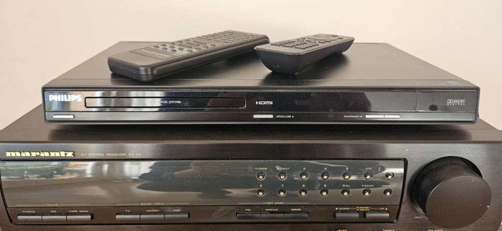 Marantz SR-43 Receiver Philips DVD-speler en Magnat spea, Audio, Tv en Foto, Ophalen, Philips, Gebruikt, Losse componenten