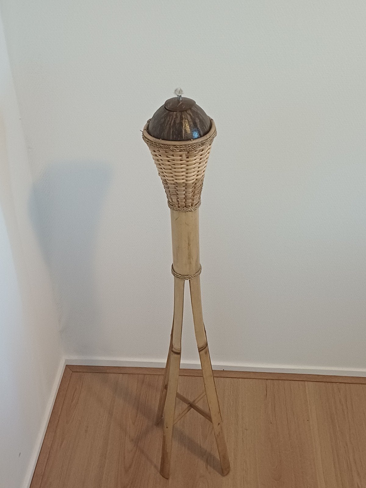 Kokosnoot Bamboe Tuinfakkel - Sfeervolle Verlichting, Ophalen, Gebruikt, Hout, Overige typen