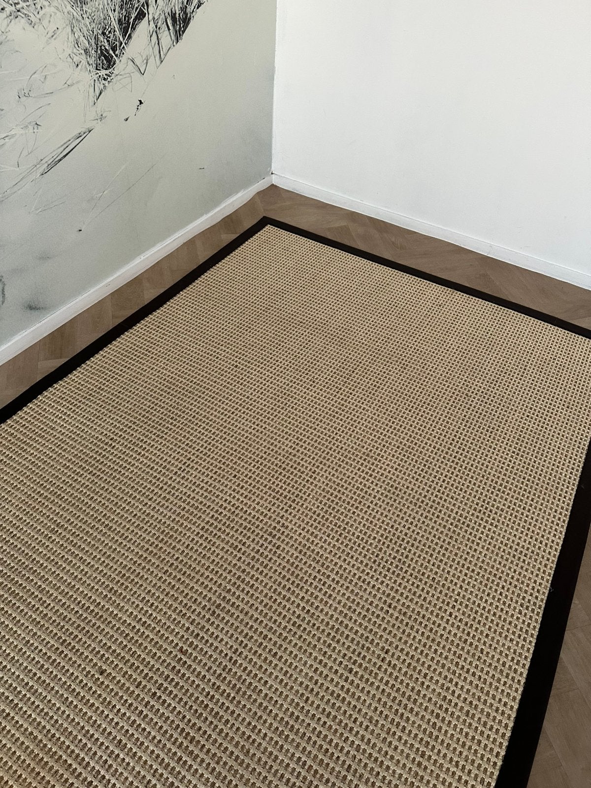 Ramses sisal 160/240  vloerkleed donkerbruine band, Huis en Inrichting, Ophalen, 150 tot 200 cm, Rechthoekig, Nieuw