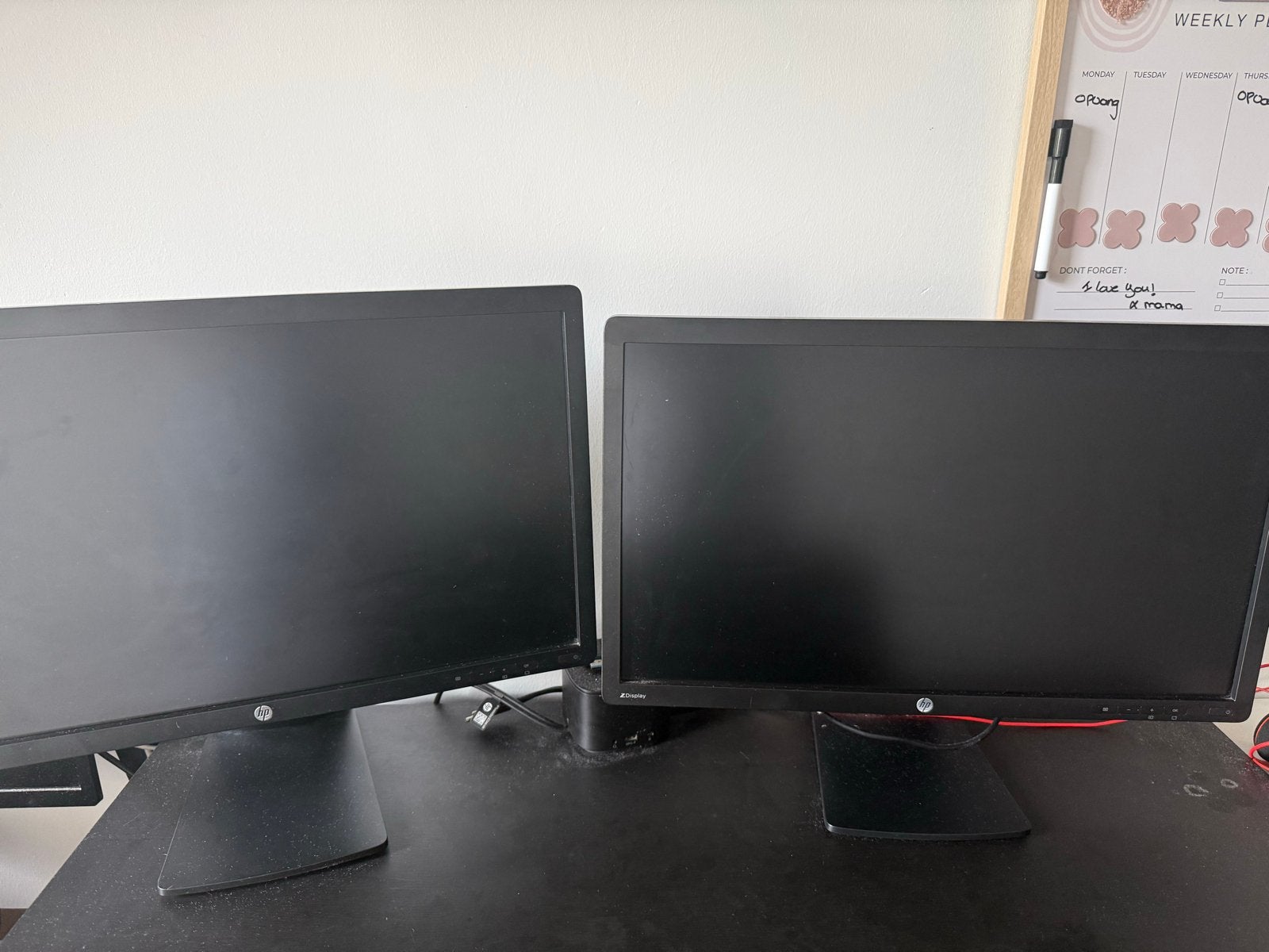HP Monitoren (2x) met Dockingstation voor Thuiswerkplek, Computers en Software, Ophalen of Verzenden, Gebruikt, USB-C