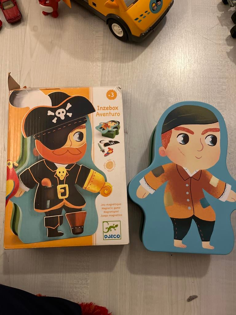 Djeco Inzebox Aventuro magnetisch spel, Kinderen en Baby's, Speelgoed | Educatief en Creatief, Ophalen of Verzenden, Gebruikt