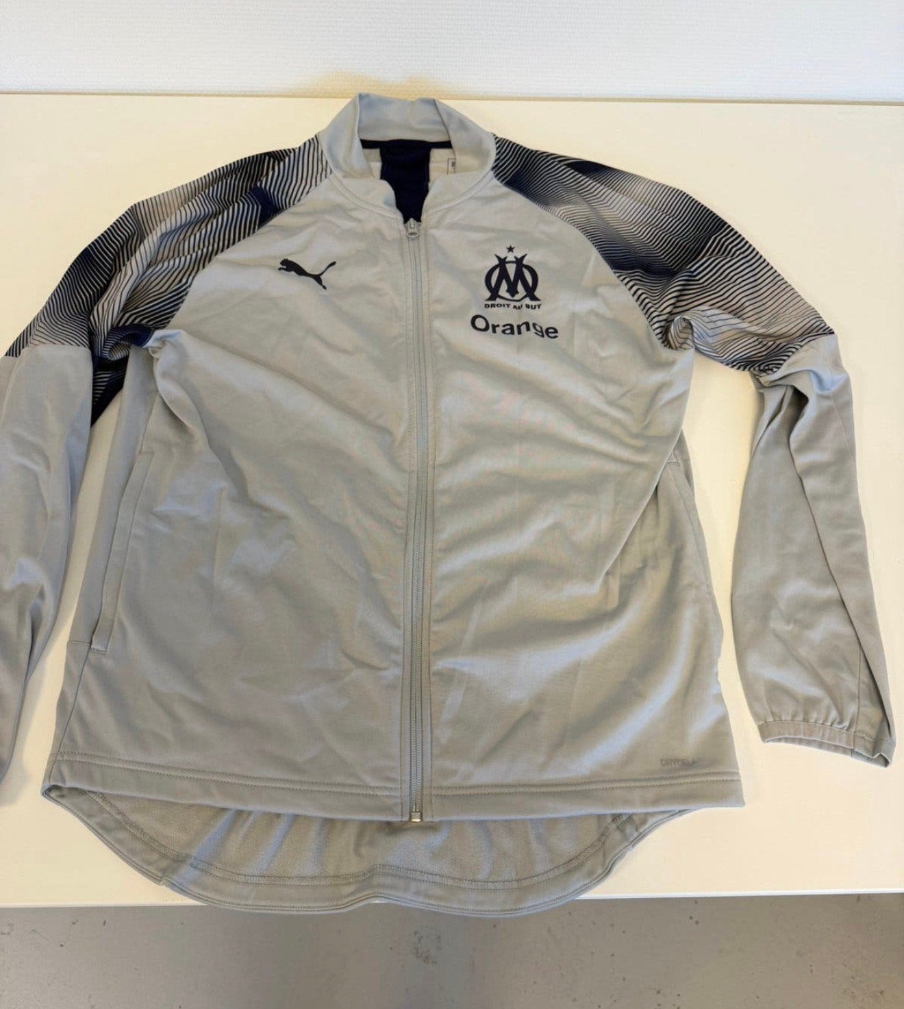 Puma Olympique Marseille Trainingsjack 2018/2019 M vest jack, Maat 48/50 (M), M, Ophalen of Verzenden, Zo goed als nieuw