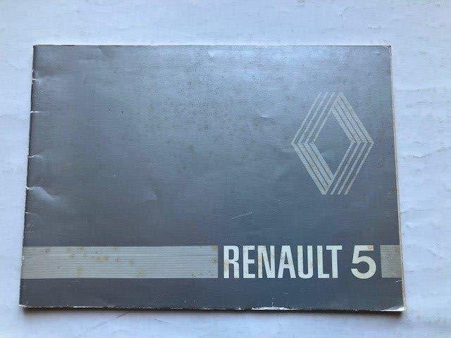 Renault 5 Gebruikershandleiding              (1977)    Frans, Ophalen of Verzenden