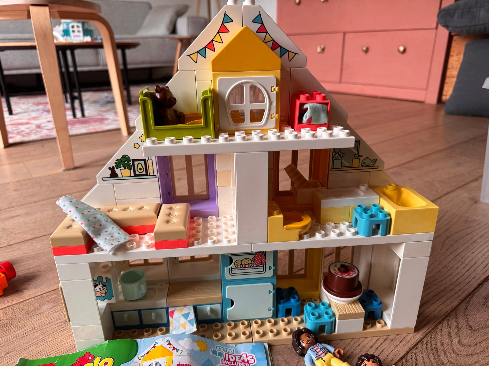 Grote LEGO Duplo set: Huis, Frozen kasteel en veel extra's, Ophalen, Gebruikt, Overige merken
