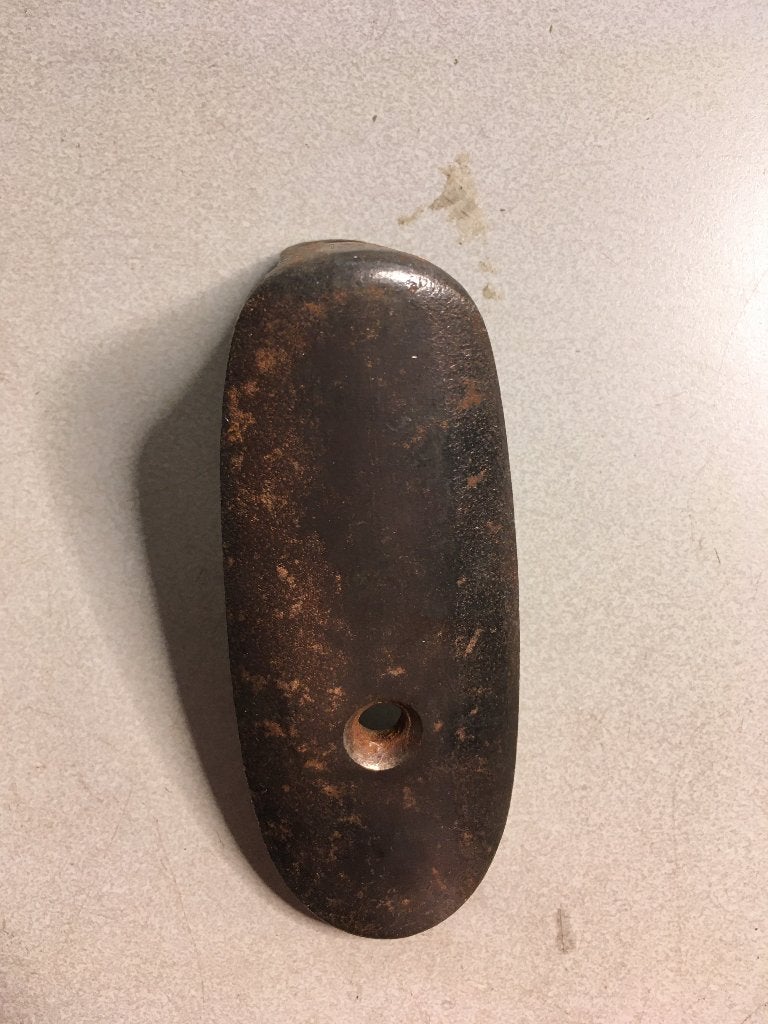 Zware kolfplaat voor geweer 19 eeuw VRIJGESTELD, Antiek en Kunst, Antiek | Overige Antiek, Ophalen of Verzenden