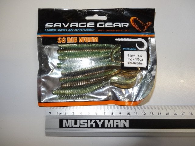 Kunstaas: Savage Gear Rib Worm 110 Twisters, Verzenden, Nieuw, Overige typen