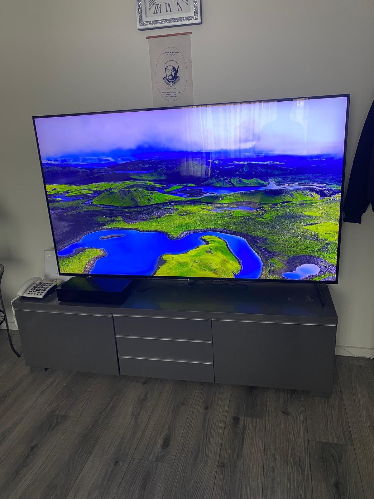 Samsung 75 inch tv, Ophalen, 50 Hz, Zo goed als nieuw, Samsung