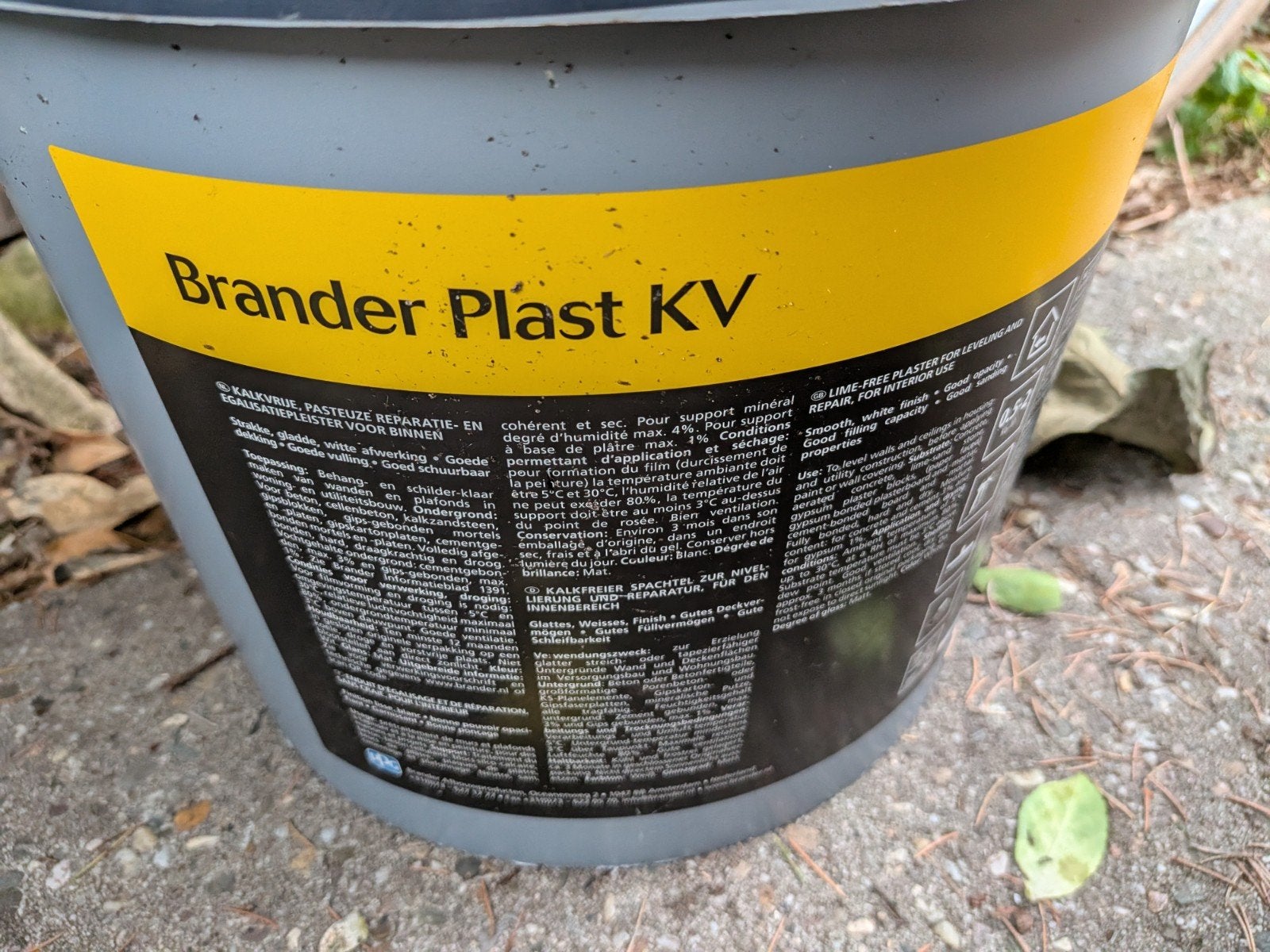 Brander Plast KV kant-en-klaar stuc (18kg), Ophalen, Nieuw, Overige typen