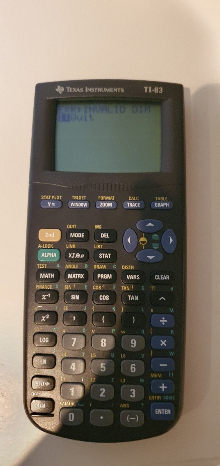 Texas grafische Rekenmachine TI-83, Ophalen of Verzenden, Gebruikt