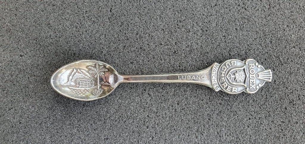 Rolex Bucherer theelepel Lugano collectable item, Ophalen of Verzenden, Gebruikt, Gebruiksvoorwerp