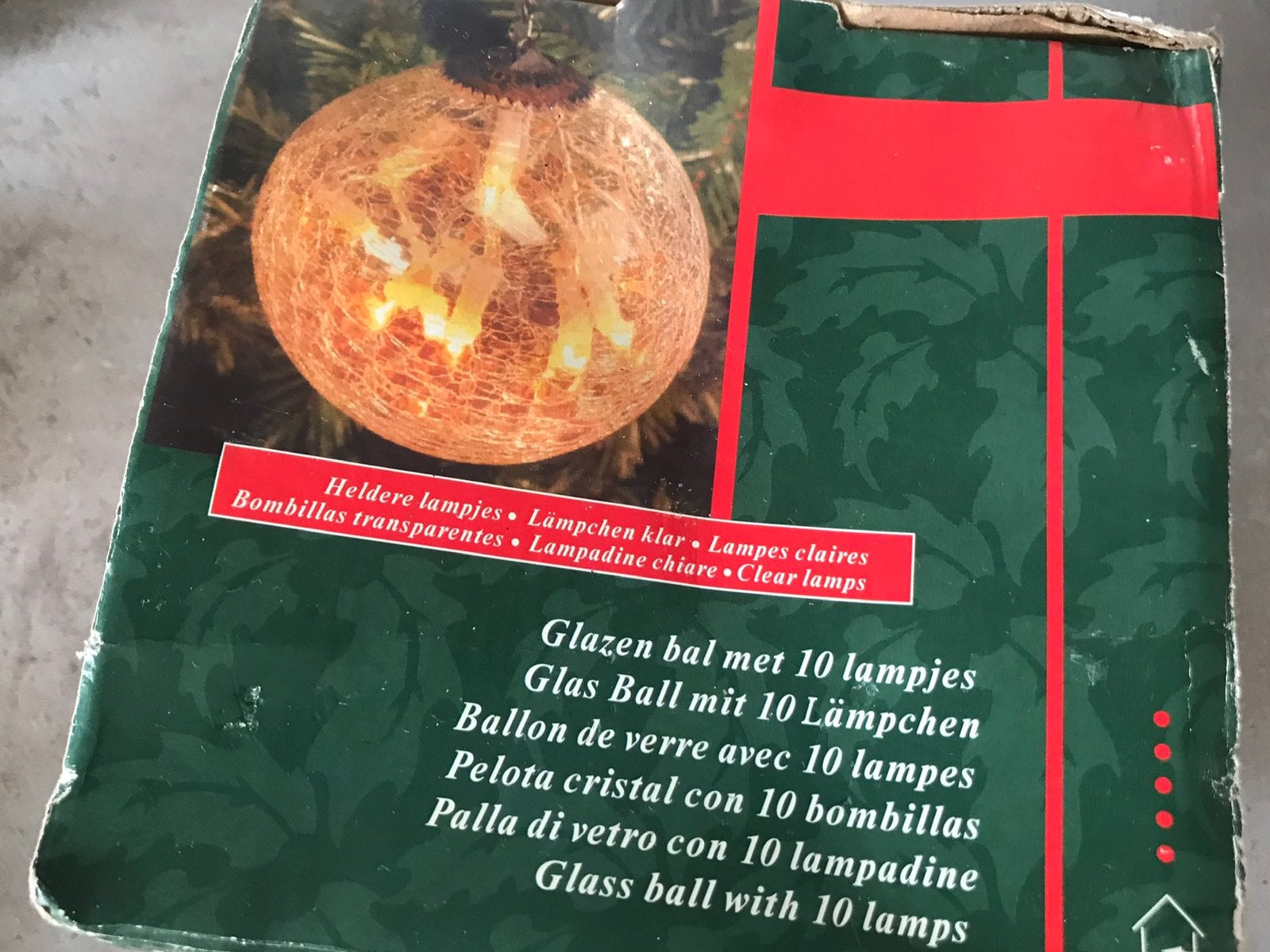 Kerstbal met verlichting, Ophalen of Verzenden, Nieuw