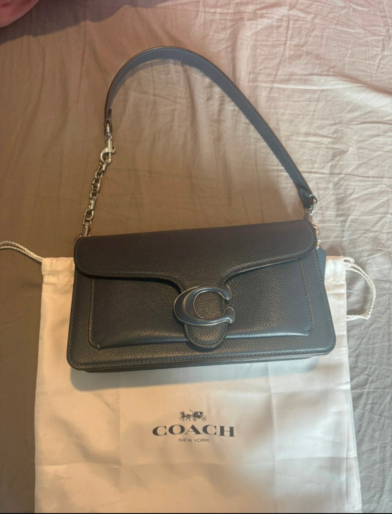 Coach tas, Ophalen, Zo goed als nieuw, Blauw, Handtas