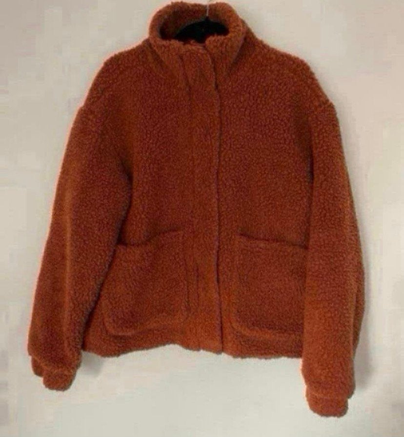 Oranje Wollen Winterjas / vest maat m., Kleding | Dames, Verzenden, Zo goed als nieuw, Maat 38/40 (M), Oranje