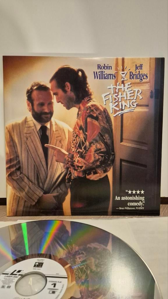 The Fisher King Laserdisc, 1990 - 1999, Ophalen of Verzenden, Zo goed als nieuw, 12 inch