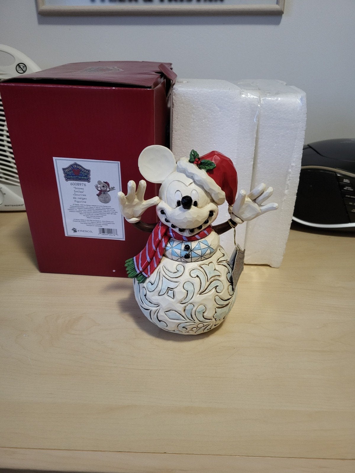 Nieuwe disney mickey mouse snowy smiles tradition, Ophalen of Verzenden, Mickey Mouse, Nieuw, Beeldje of Figuurtje