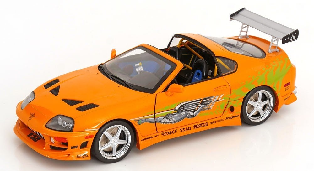 Toyota Supra MK4 (A80) 2001 Brian "Fast & Furious" Oranje 1-, Solido, Tschuiten@hotmail.com, Auto, Solido
