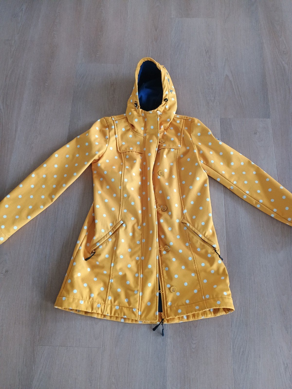 Blutgeschwister softshell geel met witte stippen, Kleding | Dames, Maat 38/40 (M), Geel, Ophalen of Verzenden, Zo goed als nieuw