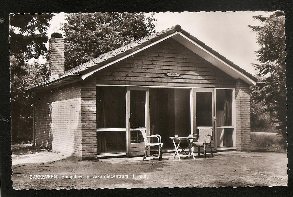 Bakkeveen, Bungalow in vakantiecentrum ‘t Hout, Ophalen of Verzenden, 1960 tot 1980, Ongelopen, Friesland