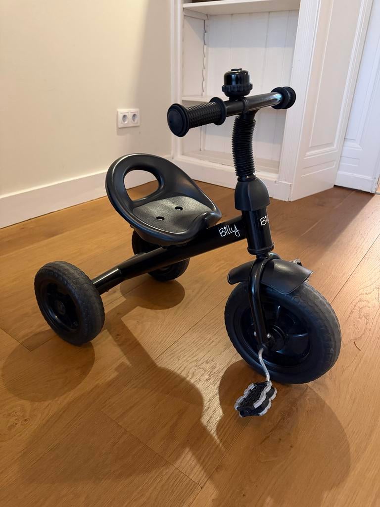 Billy kinderfiets - Zwart driewieler, Fietsen en Brommers, Fietsen | Driewielfietsen, Ophalen, Gebruikt
