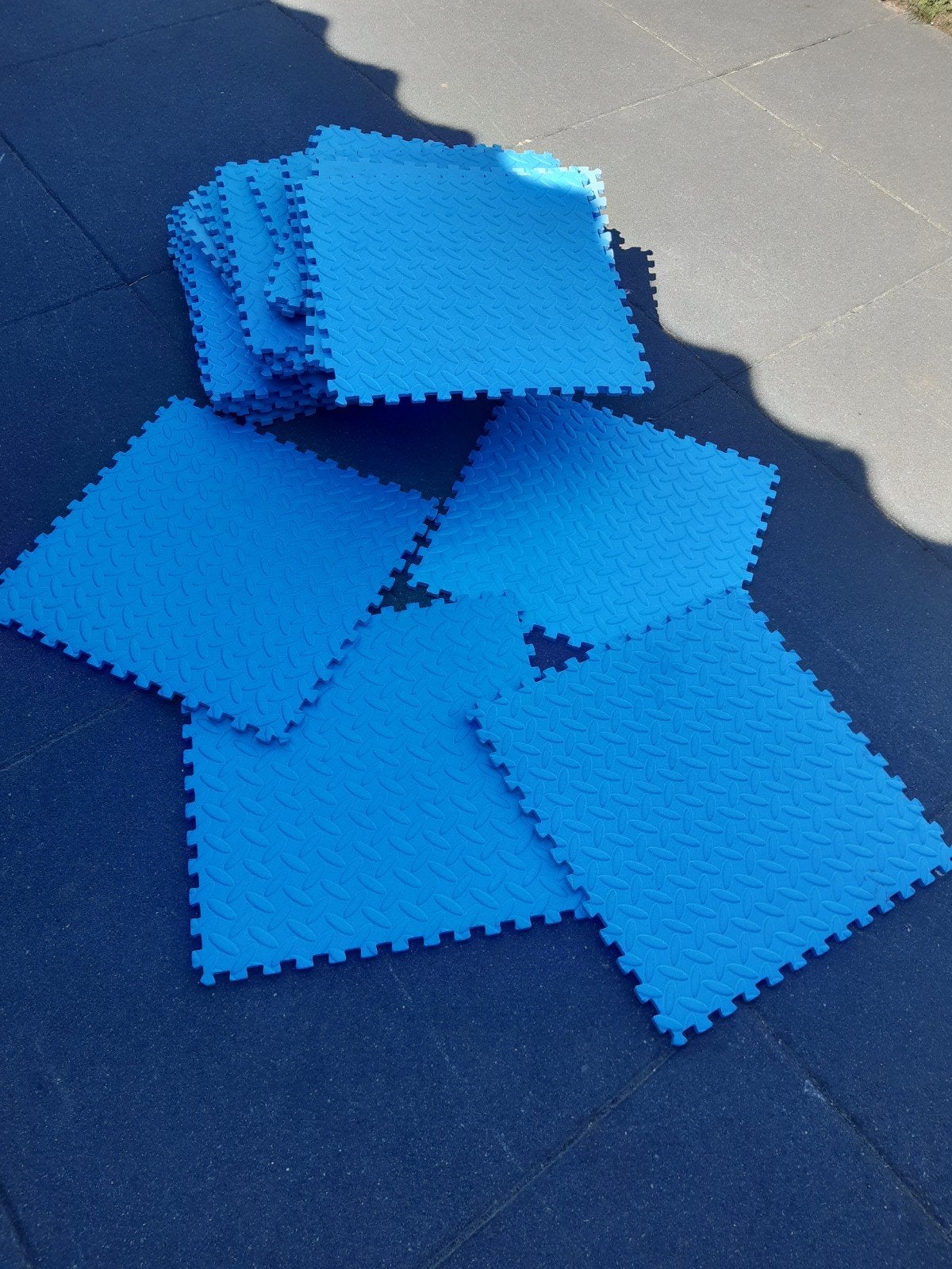 26 zwembad tegels blauw foam speelmat, Gebruikt, Minder dan 80 cm, Overige typen, Ophalen of Verzenden