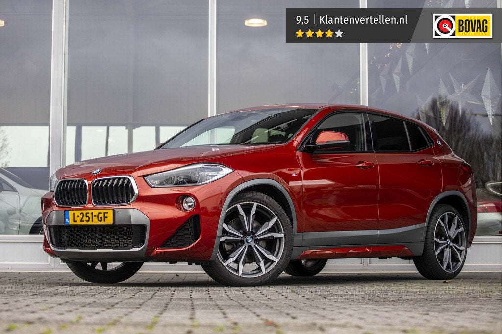 BMW X2 sDrive20i High Executive M-Sport | Pano | 20" | LED, Auto's, BMW, X2, 1435 kg, Leder en Stof, Lichtsensor