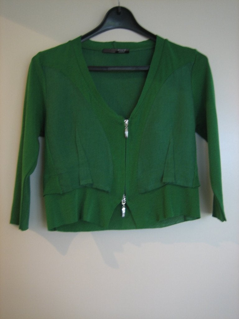 Groen speels blouse-vestje of vestjasje NILL'S 38 snazzeys, Kleding | Dames, Maat 38/40 (M), Verzenden, Nill's, Zo goed als nieuw