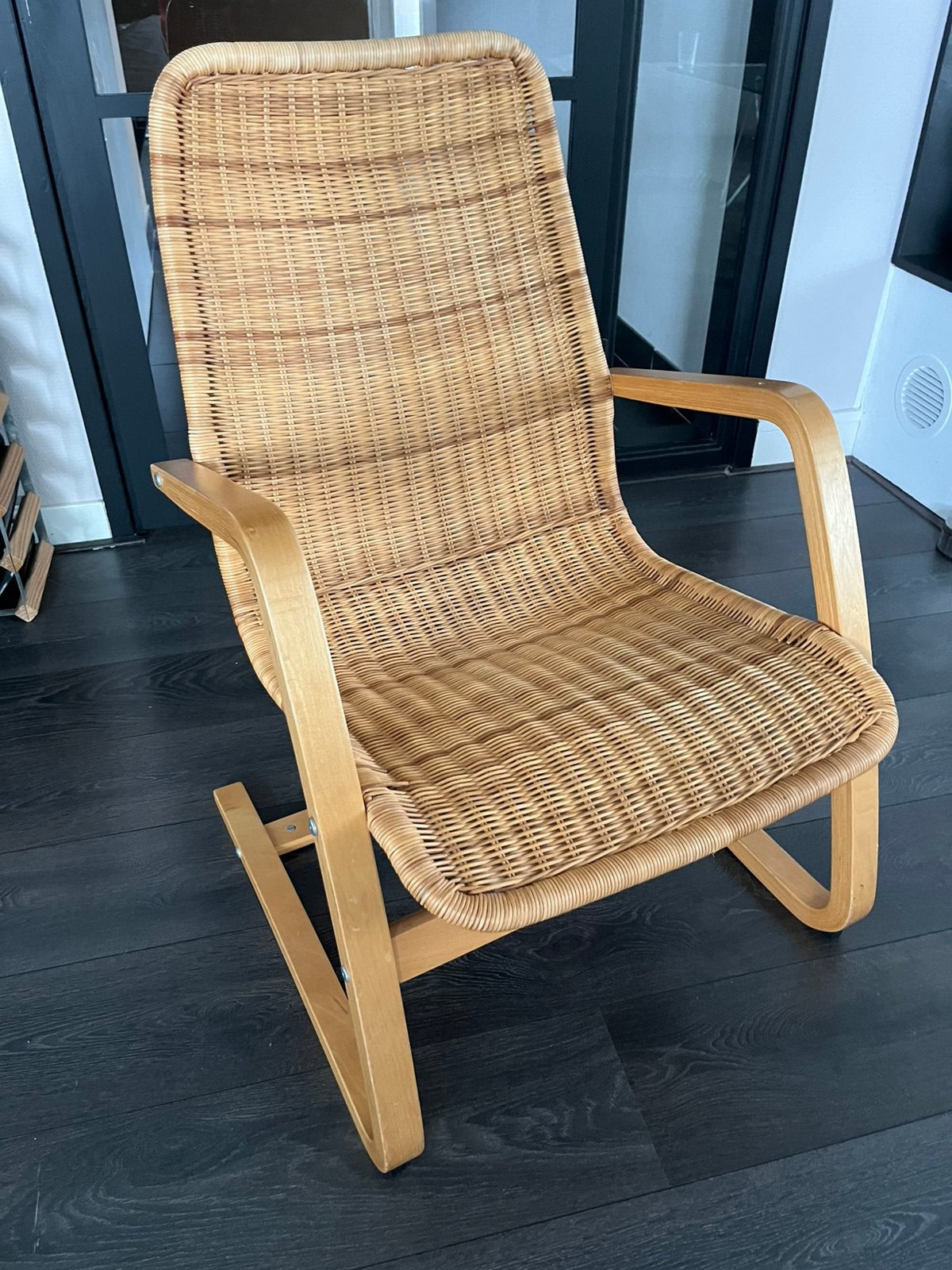 Vintage fauteuil ikea Öland, Ophalen, Gebruikt, Bruin, Eén