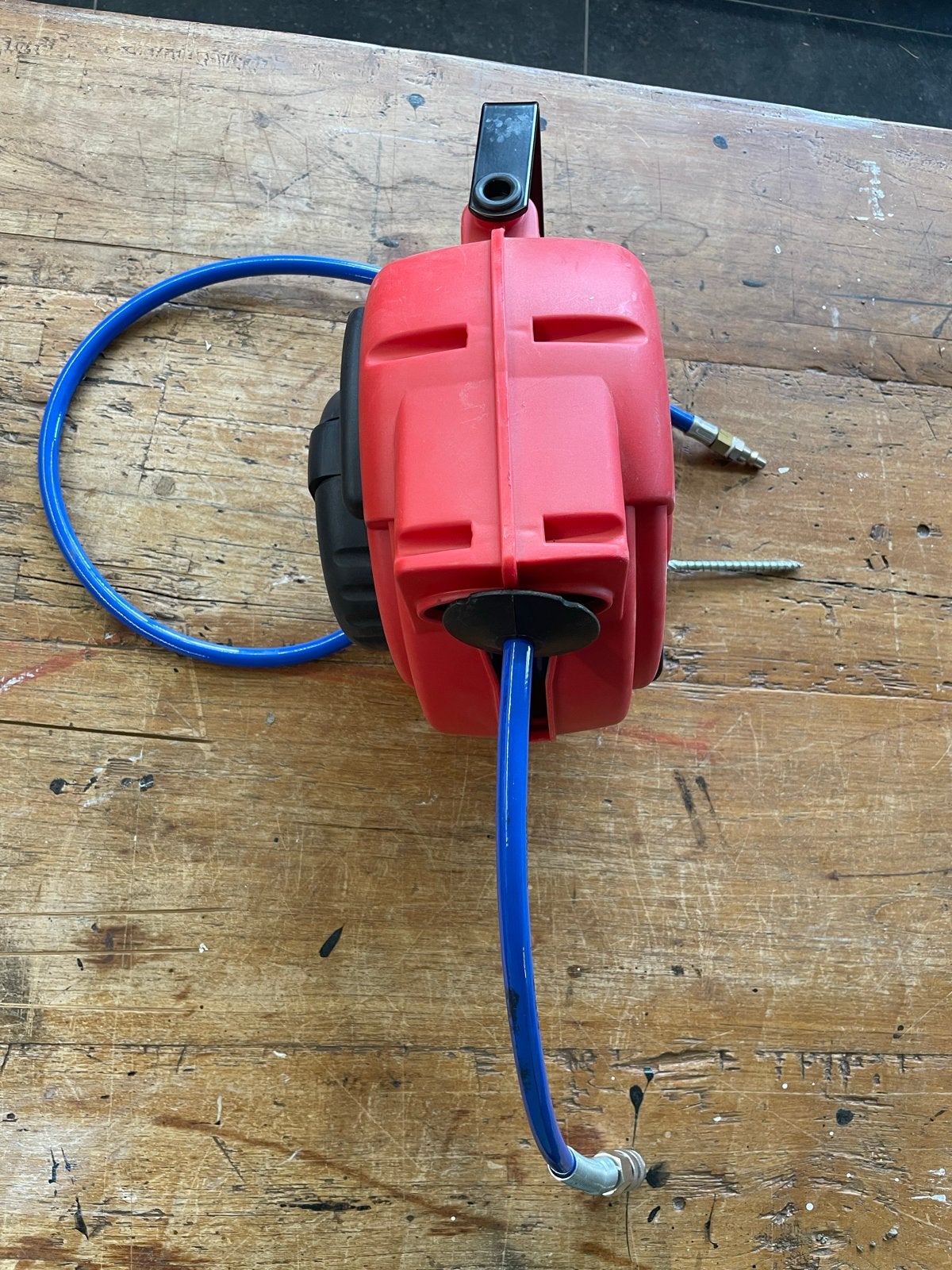 Automatische luchtslanghaspel - Gebruikt ,10 meter lang, Ophalen, Gebruikt, 6 tot 10 bar, Minder dan 200 liter/min