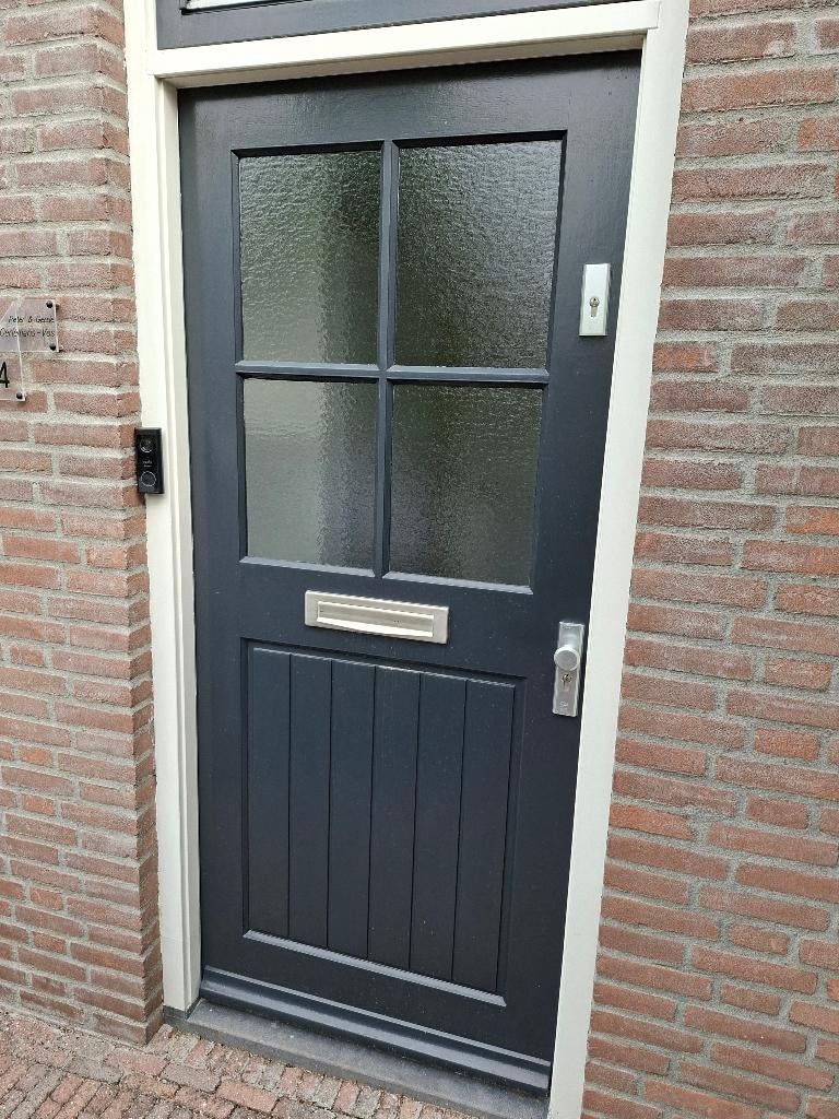 hardhouten voordeur in goede staat, Ophalen, Gebruikt, 80 tot 100 cm, Buitendeur