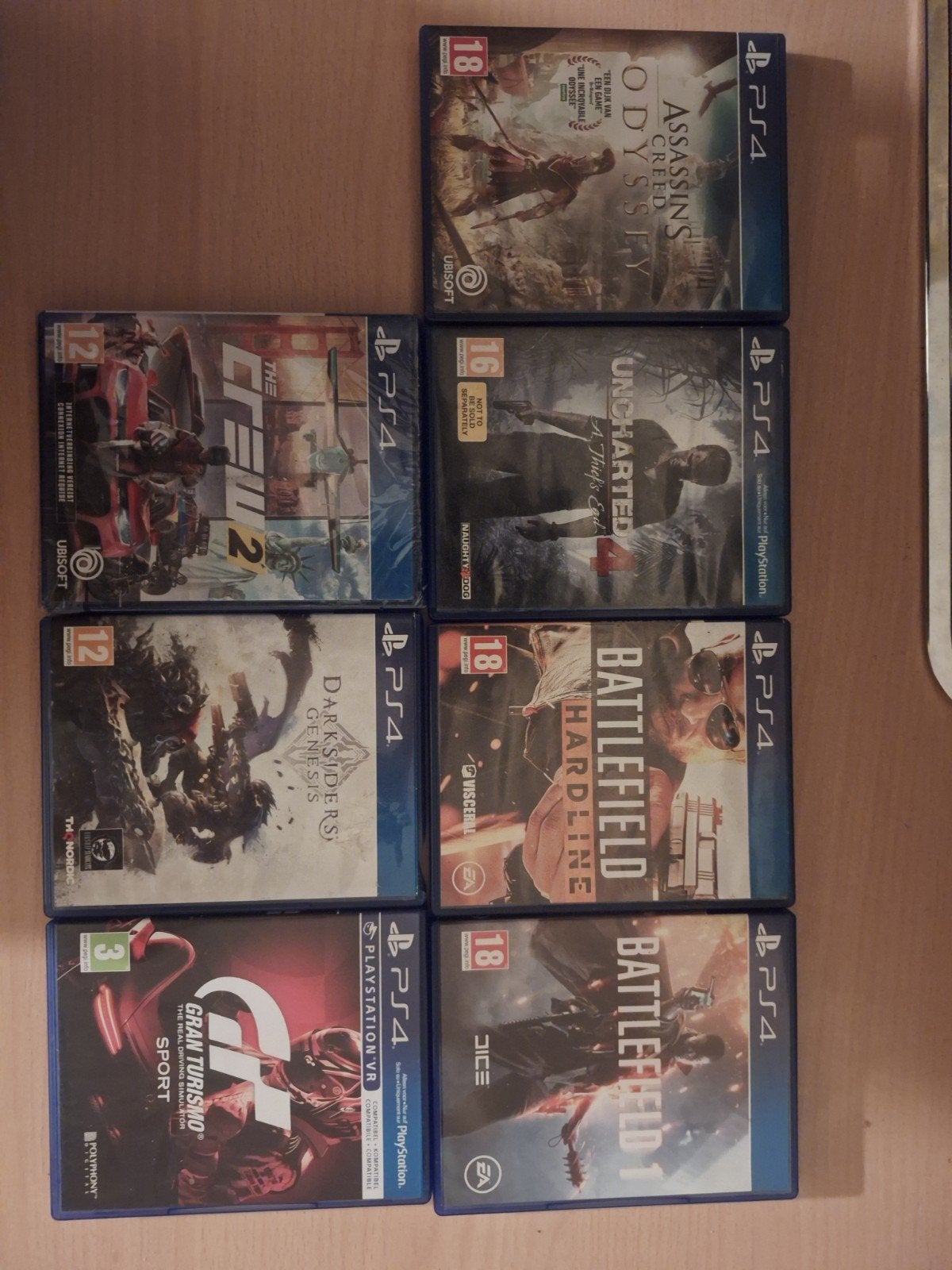 PS4  Assassin's Creed, Uncharted, Battlefield en meer, Spelcomputers en Games, Online, Gebruikt, Vanaf 18 jaar, Overige genres