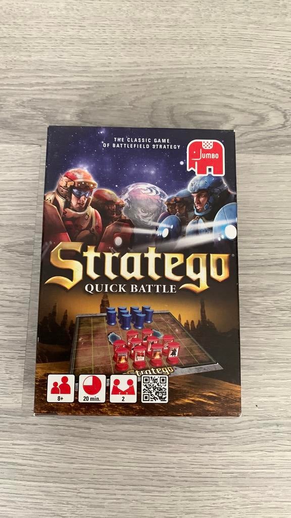 Stratego quick battle jumbo bordspel, Hobby en Vrije tijd, Gezelschapsspellen | Kaartspellen, Ophalen of Verzenden, Zo goed als nieuw