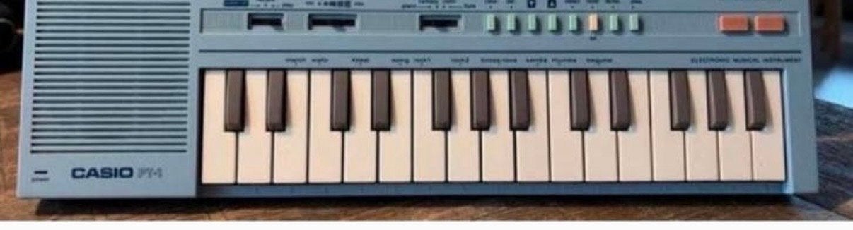 Casio PT-1 Mini Keyboard - Lichtblauw, Ophalen of Verzenden, Gebruikt, Overige aantallen, Casio
