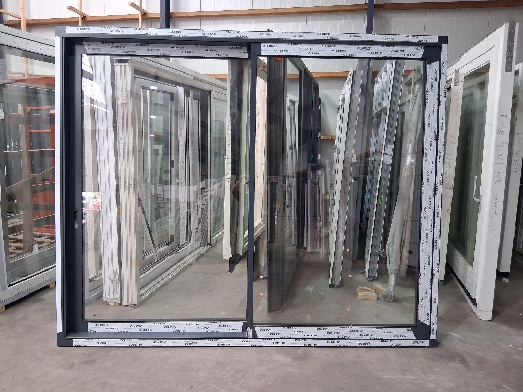 Nieuw Schuifpui Hr++ bezorgen factuur mogelijk, Gebruikt, 225 cm of meer, Aluminium, Ophalen of Verzenden