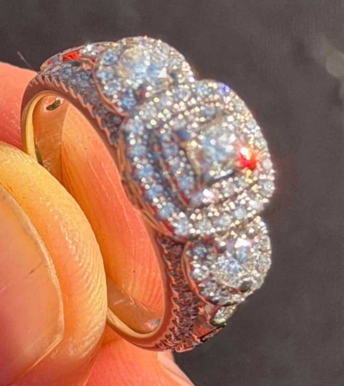 Gouden ring met natuurlijke diamant 1.25ct met certificaat!, Sieraden, Tassen en Uiterlijk, Ringen, Nieuw, Ophalen of Verzenden