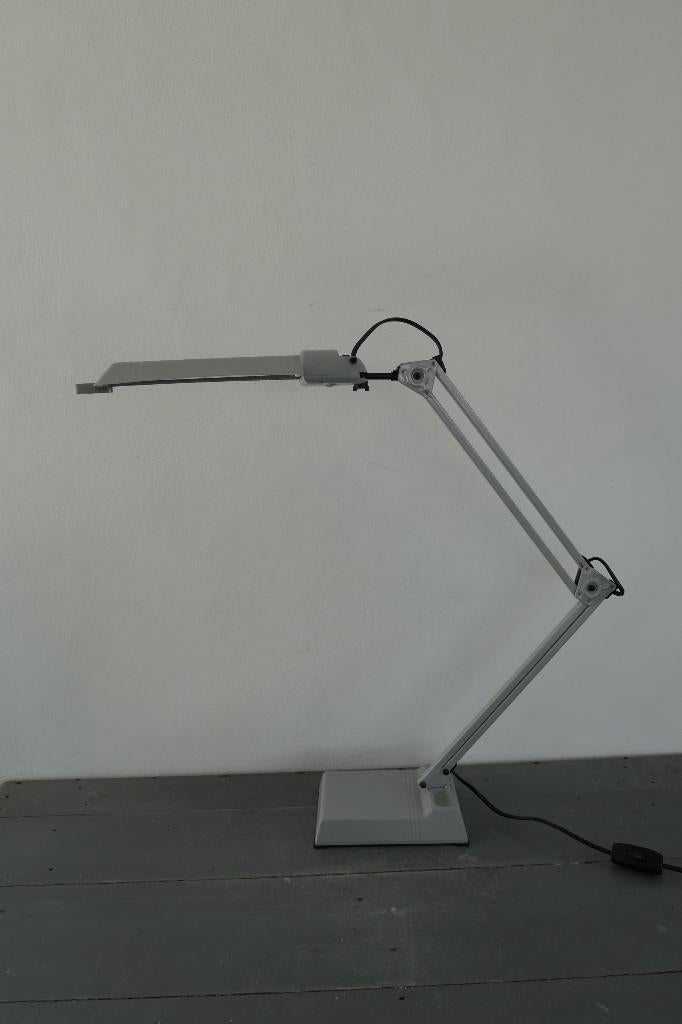 Vintage Lival Asymmetria Finland PL11 bureaulamp, Huis en Inrichting, Lampen | Tafellampen, Verzenden, Zo goed als nieuw, Minder dan 50 cm