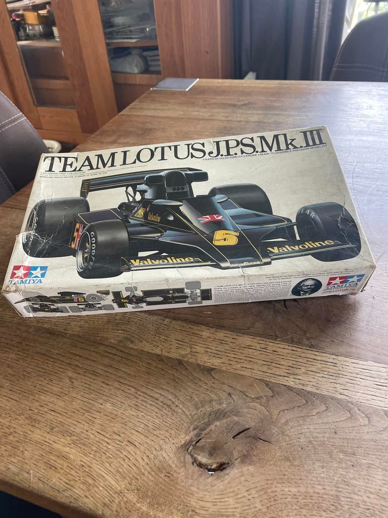 Tamiya Team Lotus JPS Mk.III Modelbouwkit, zeldzaam., Auto, Verzenden, 1:32 tot 1:50, Nieuw