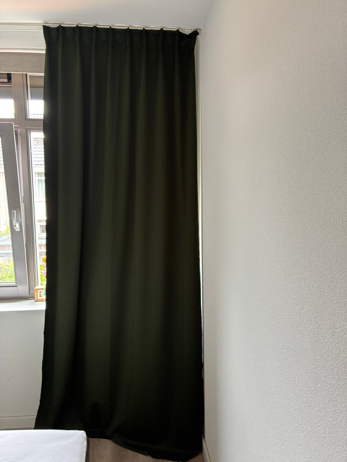 Gordijn donkergroen (majgull Ikea) 145x300 cm, 300 cm, 145 cm, Ophalen of Verzenden, Zo goed als nieuw