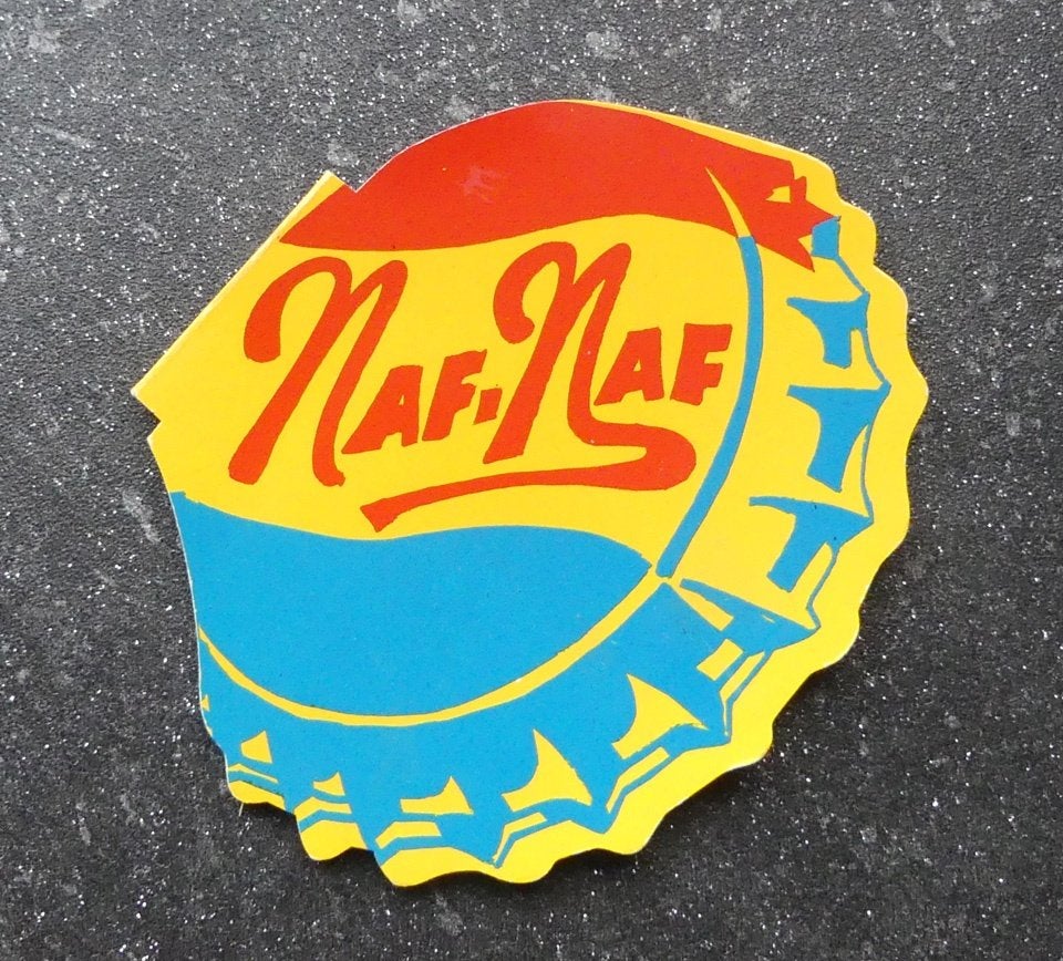 Naf Naf notitieblokje opschrijfboekje retro kroonkurk model, Ophalen of Verzenden, Zo goed als nieuw, Gebruiksvoorwerp