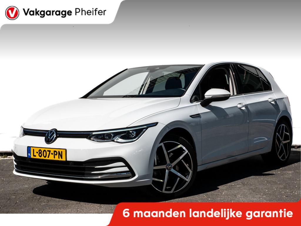 Volkswagen Golf 1.5 eTSI 150pk Aut. Style Full led/ Massage/, Stof, 4 cilinders, Met garantie (alle), Wit