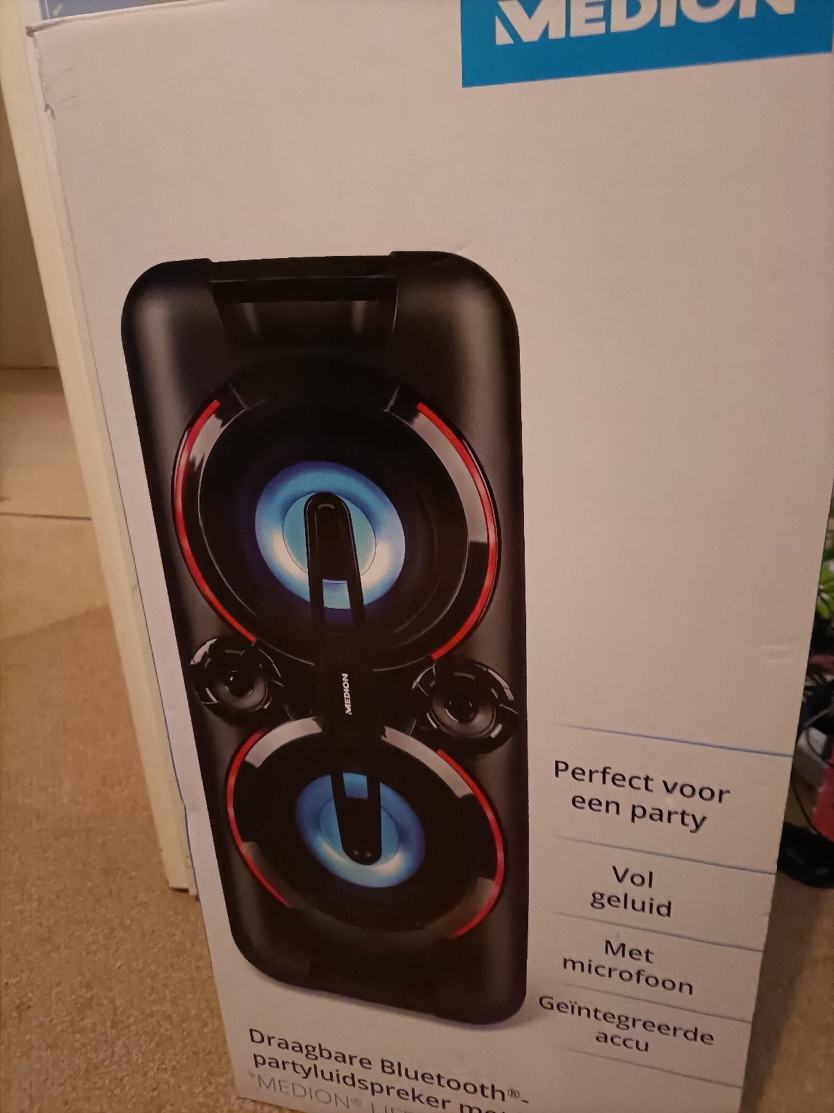 MEDION LIFEBEAT P67013 draadloze Bluetooth Speaker, Ophalen, Nieuw, Complete set