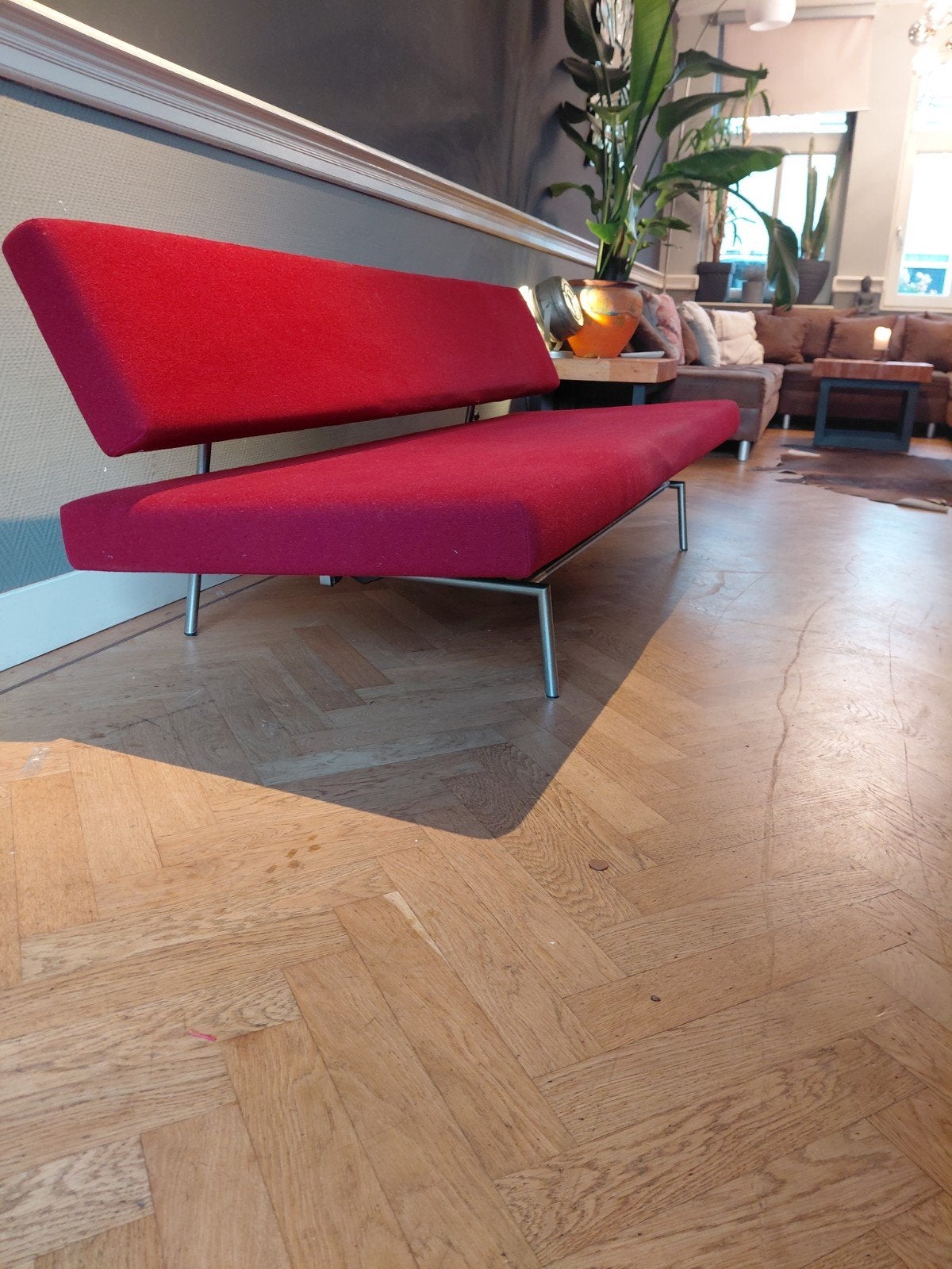 Design BR02 (Slaap-)Bank Martin Visser Spectrum, Huis en Inrichting, Banken | Bankstellen, Gebruikt, Rechte bank, Tweepersoons