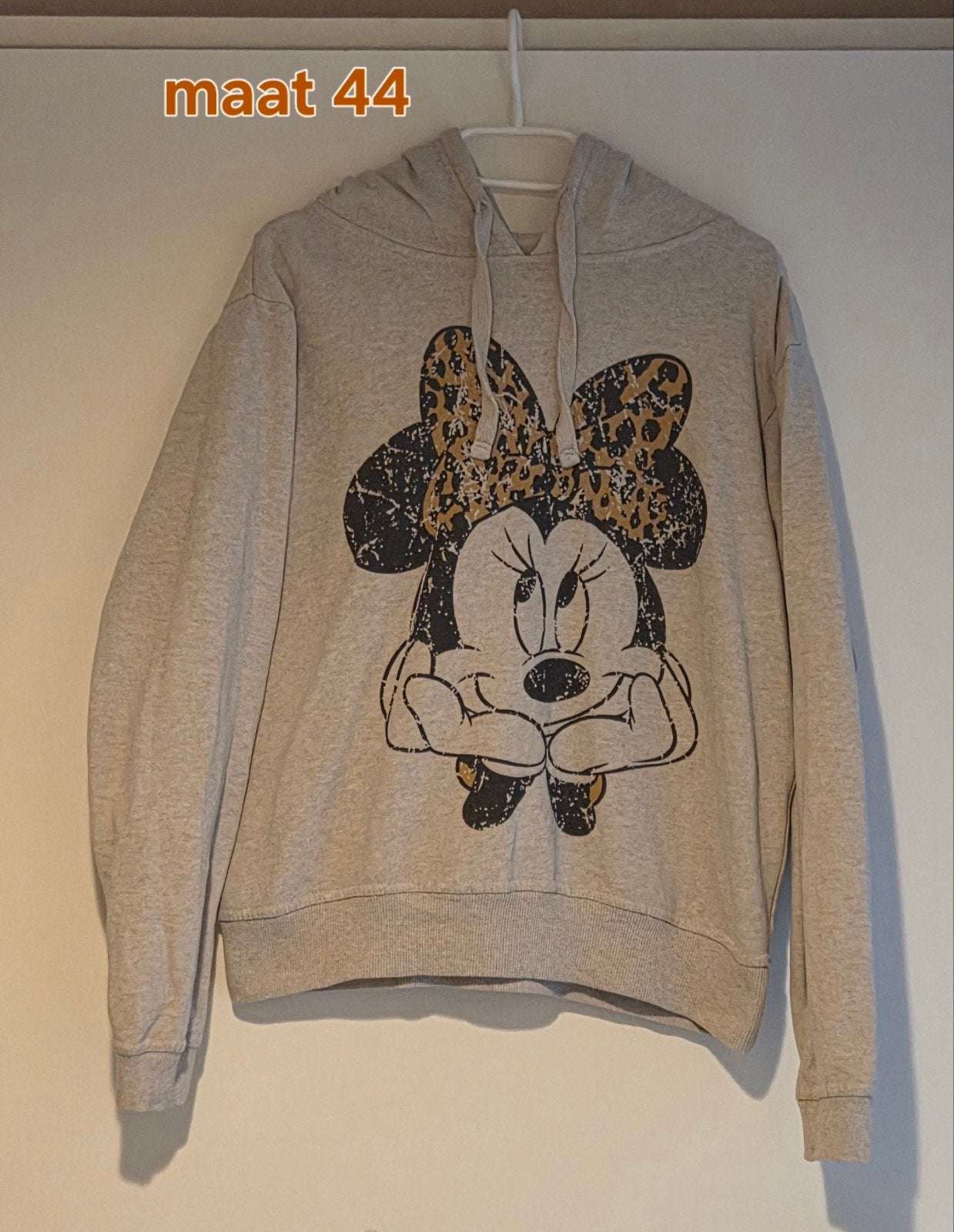 Minnie Mouse Sweater, Primark, Beige, Maat 42/44 (L), Ophalen of Verzenden